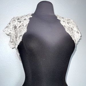 Lace Bolero Wedding Jacket